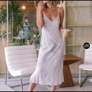 Lovestitch Cloud Burst Tie Dye Slip Midi Dress NWT - small